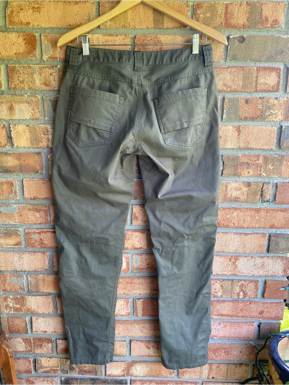 Arc'teryx A2B Commuter Pants Cotton Blend Khaki Olive Green Men's 32 Waist